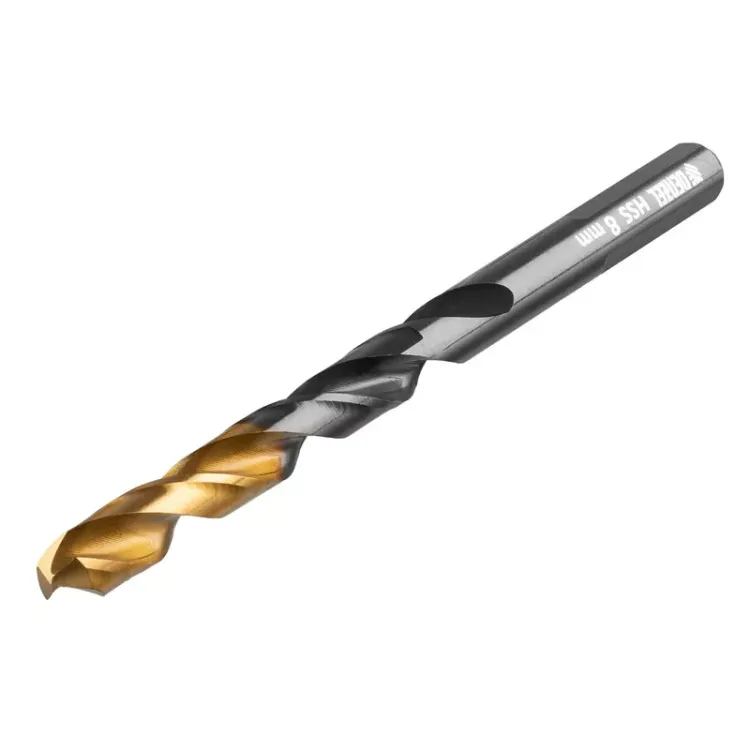 Сверло по металлу, 8 мм, HSS-Tin, Golden Tip, 8 шт. Denzel 717219 купить в Ноябрьске