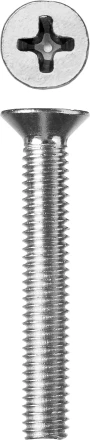 Винт ЗУБР &quot;МАСТЕР&quot; DIN 965, класс прочности 4.8, оцинкованный, M6x45мм, 5кг 303110-06-045 купить в Ноябрьске