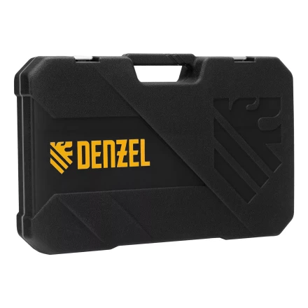 Набор инструментов Denzel 15803, 1/2&quot;, 1/4&quot;, CrV, S2, пластиковый кейс, 100 предметов купить в Ноябрьске