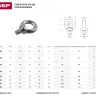 Рым-болт ЗУБР "ПРОФЕССИОНАЛ" DIN 580, оцинкованный, М24, 2 шт 4-304315-24 купить в Ноябрьске