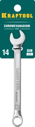 Ключи комбинированные KRAFTOOL, Cr-V, DIN 3113 27079-14 купить в Ноябрьске
