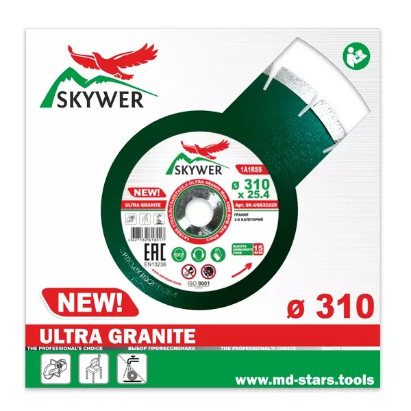 Диск алмазный 1A1RSS ULTRA GRANITE SKYWER 360*3,2*15*24T*25,4 mm купить в Ноябрьске