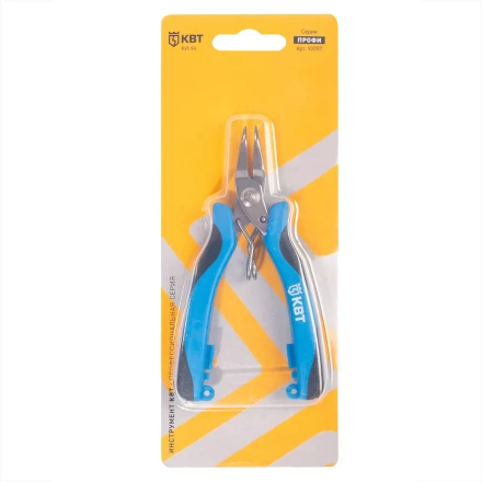Мини-длинногубцы слесарно-монтажные изогнутые КВТ 115 мм, серия ПРОФИ (92057) купить в Ноябрьске