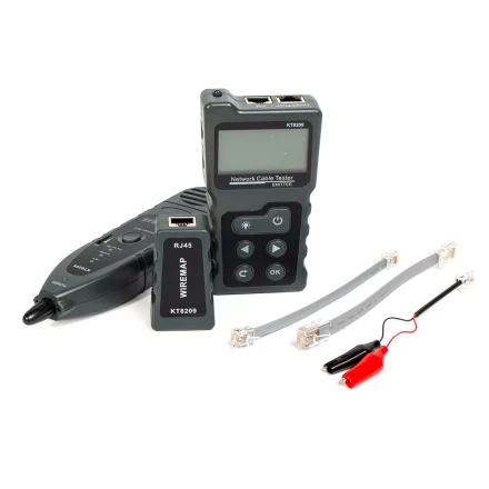 LAN-тестер КВТ KT 8209 для витой пары с поддержкой PoE (86208) купить в Ноябрьске