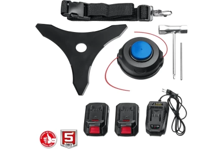 ЗУБР С1-18, 36 В, 35/25.5 см, 2х18 В АКБ (2 А·ч), бесщеточный триммер (ТАБ-365-22) купить в Ноябрьске