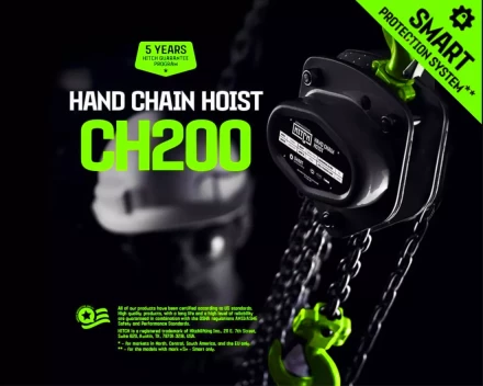 Таль ручная цепная HITCH CH200-G, 5 т, 12 м. Гальваническая цепь купить в Ноябрьске