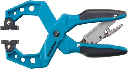 Струбцина клещеобразная, пластиковый корпус, храповый механизм жесткой фиксации, 4&quot;/100 мм GROSS 20805 купить в Ноябрьске