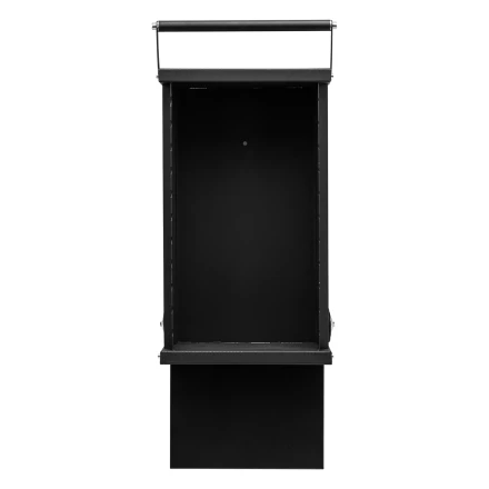 Мангал сварной на колесах, 662 х 390 х 152/805 мм, сталь 2 мм, кочерга в комплекте, Camping Palisad 69669 купить в Ноябрьске