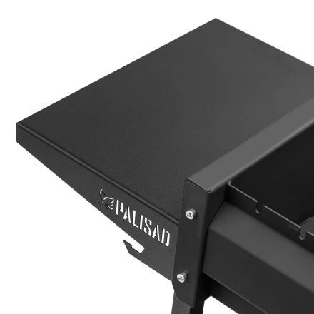 Мангал сварной на колесах, 662 х 390 х 152/805 мм, сталь 2 мм, кочерга в комплекте, Camping Palisad 69669 купить в Ноябрьске