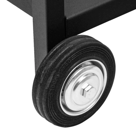 Мангал сварной на колесах, 662 х 390 х 152/805 мм, сталь 2 мм, кочерга в комплекте, Camping Palisad 69669 купить в Ноябрьске