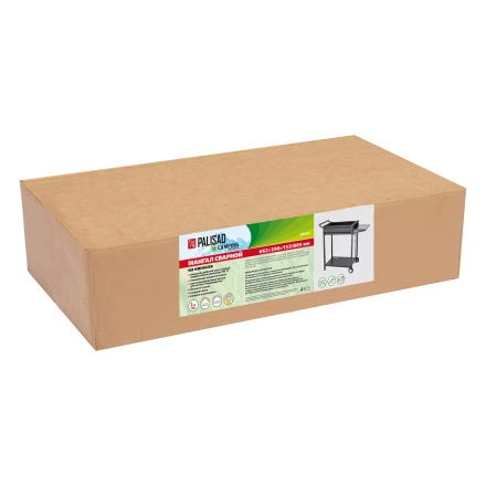 Мангал сварной на колесах, 662 х 390 х 152/805 мм, сталь 2 мм, кочерга в комплекте, Camping Palisad 69669 купить в Ноябрьске