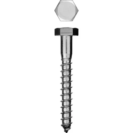Шурупы ЗУБР с шестигранной головкой, оцинкованные, 10x120мм, 1шт 4-300456-10-120 купить в Ноябрьске