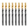 Сверло по металлу, 8,5 мм, HSS-Tin, Golden Tip, 8 шт. Denzel 717220 купить в Ноябрьске