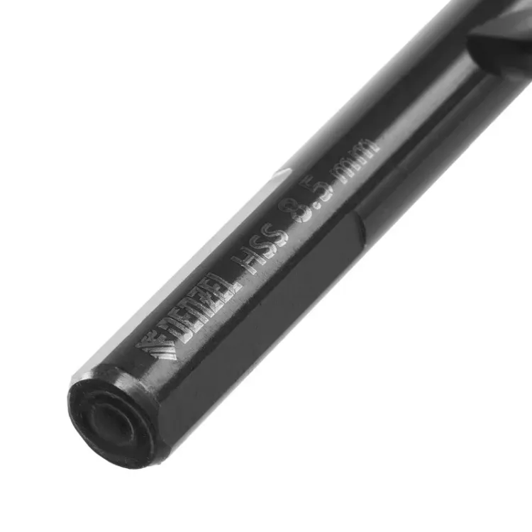Сверло по металлу, 8,5 мм, HSS-Tin, Golden Tip, 8 шт. Denzel 717220 купить в Ноябрьске