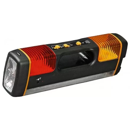 Фонарь СВЕТОЗАР автомобильный, 4-в-1: аварийный сигнал, поворот, фонарь, люминесцентная лампа SV-56915 купить в Ноябрьске