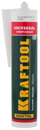 Герметик силиконовый KRAFTOOL белый, универсальный, 300мл 41253-0 купить в Ноябрьске