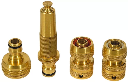 Набор RACO &quot;Profi&quot;, Наконечник, адаптер и соединители 1/2&quot;х3/4&quot;х1&quot;, латунь, 5 предметов 4246-55058B купить в Ноябрьске