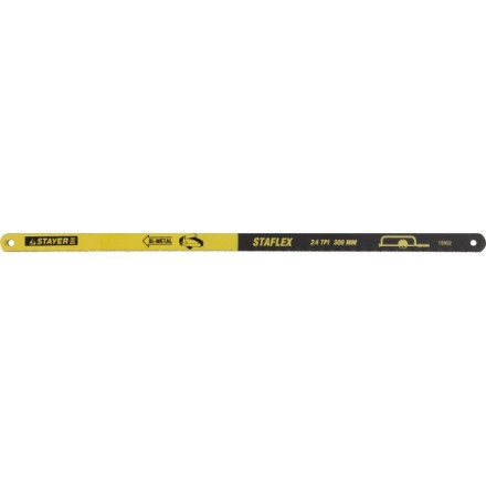 Полотно STAYER &quot;PROFI&quot; &quot;STAYER-FLEX&quot; по металлу, биметаллическое, 24TPI, 300 мм, 50 шт 15932-S50 купить в Ноябрьске