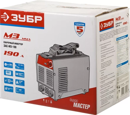 Сварочный инвертор ММА ЗАС-М3-190 серия МАСТЕР купить в Ноябрьске