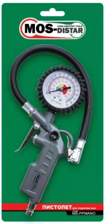 Пневмопистолет для подкачки шин с манометром MS-PPMANO MOS-DISTAR купить в Ноябрьске
