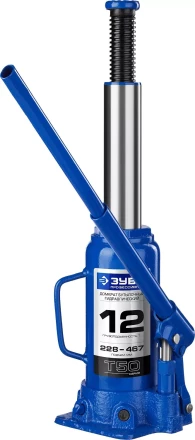 Домкрат гидравлический бутылочный T50, 12т, 228-467мм, ЗУБР Профессионал 43060-12 43060-12_z01 купить в Ноябрьске