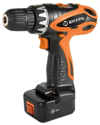 Дрель-шуруповерт аккумуляторная ВИХРЬ ДА-12-1 купить в Ноябрьске