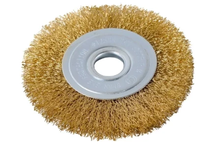 Щётка для УШМ Вихрь плоская, латунированная, 125 мм 73/1/3/45 купить в Ноябрьске