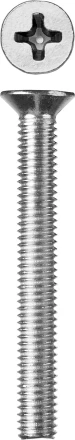 Винт ЗУБР &quot;МАСТЕР&quot; DIN 965, класс прочности 4.8, оцинкованный, M6x50мм, 5кг 303110-06-050 купить в Ноябрьске