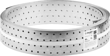 Перфорированная монтажная лента ЗУБР &quot;МАСТЕР&quot;, 80х2,00мм, 10м 310245-080 купить в Ноябрьске