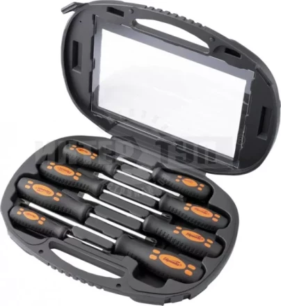 Набор отверток в пластмассовом боксе 8 штук СrV SPARTA 133566 купить в Ноябрьске