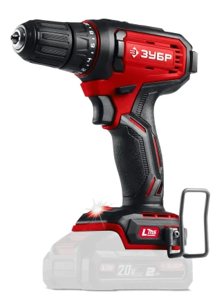 ЗУБР 20 В, 40 Нм, без АКБ (LMS), дрель-шуруповерт (ДШ-40) купить в Ноябрьске