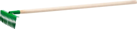 Грабли РОСТОК садовые с черенком, 12 витых зубцов 421900-12 купить в Ноябрьске