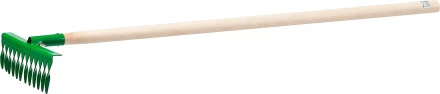 Грабли РОСТОК садовые с черенком, 12 витых зубцов 421900-12 купить в Ноябрьске