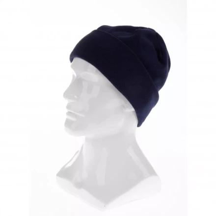 Шапка с отворотом из флиса для взрослых размер 56-57 синяя Россия Сибртех 68823 купить в Ноябрьске