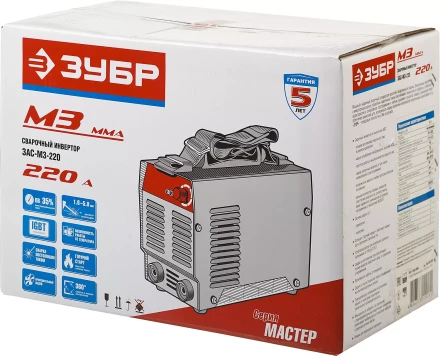 Сварочный инвертор ММА ЗАС-М3-220 серия МАСТЕР купить в Ноябрьске