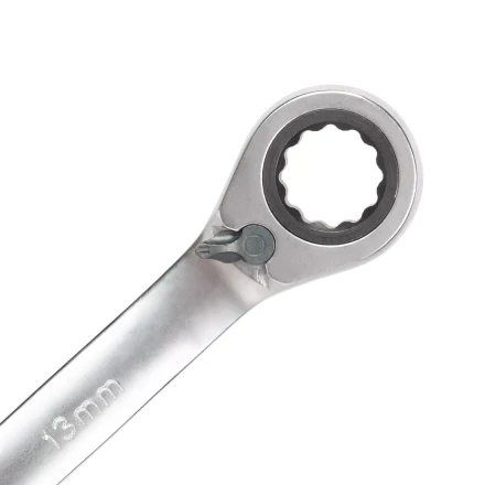 Набор гаечных комбинированных трещоточных ключей КВТ НТКП-6 (8–17 мм), 6 шт., с переключателем реверса (91952) купить в Ноябрьске