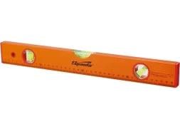 Уровень алюминиевый 400 мм 3 глазка желтый. линейка SPARTA 330205