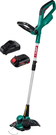 ЗУБР С1-18, 18 В, 25 см, 1 АКБ (2 А·ч), аккумуляторный триммер (ТА-185-21) купить в Ноябрьске