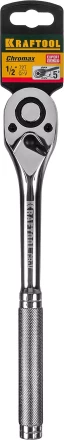Трещотка для торцовых головок KRAFTOOL &quot;EXPERT&quot;, Сr-V сталь, 72 зубца, цельнометаллическая, 1/2&quot; 27793-1/2_z02 купить в Ноябрьске