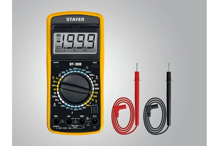 Цифровой мультиметр STAYER DT-300 (45321) купить в Ноябрьске