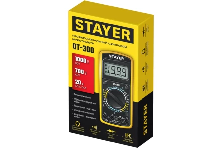 Цифровой мультиметр STAYER DT-300 (45321) купить в Ноябрьске