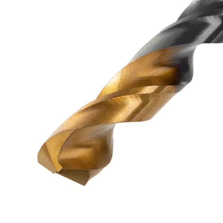 Сверло по металлу, 10 мм, HSS-Tin, Golden Tip, 8 шт. Denzel 717222 купить в Ноябрьске