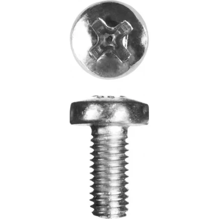 Винт ЗУБР &quot;МАСТЕР&quot; DIN 7985, класс прочности 4.8, оцинкованный, M5x10мм, 5кг 303150-05-010 купить в Ноябрьске