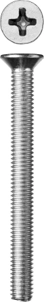 Винт ЗУБР &quot;МАСТЕР&quot; DIN 965, класс прочности 4.8, оцинкованный, M6x60мм, 5кг 303110-06-060 купить в Ноябрьске