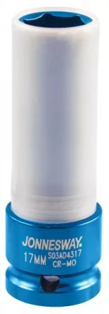 Головка ударная шестигранная 1/2&quot; М17 для л/с дисков  S03АD4317 Jonnesway 99427 купить в Ноябрьске