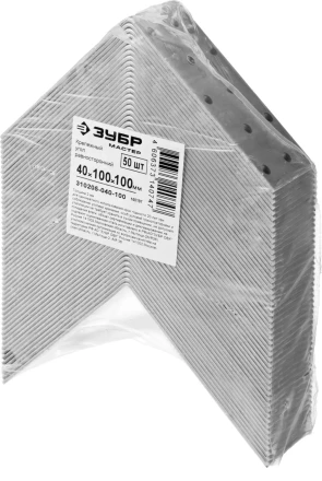 Крепежный угол ЗУБР &quot;МАСТЕР&quot; равносторонний, 40х100х100мм, 50 шт 310205-040-100 купить в Ноябрьске