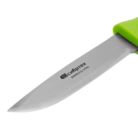 Нож-поплавок хозяйственный с чехлом, пластиковая рукоятка, 230 мм Сибртех 79019 купить в Ноябрьске