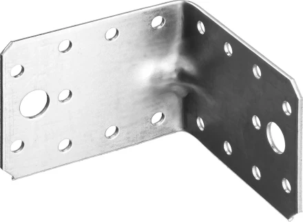 Крепежный угол ЗУБР &quot;МАСТЕР&quot; усиленный, 65х90х90мм, 1шт 310116-65-090 купить в Ноябрьске