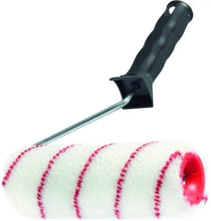 Валик &quot;Нейлон Стандарт&quot; пластмассовая ручка 250 мм ворс 9 мм D 40 мм полиамид  MATRIX 80885 купить в Ноябрьске