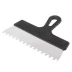 Шпатель из нержавеющей стали 250 мм зуб 8 х 8 мм пластмассовая ручка Россия 85143 купить в Ноябрьске